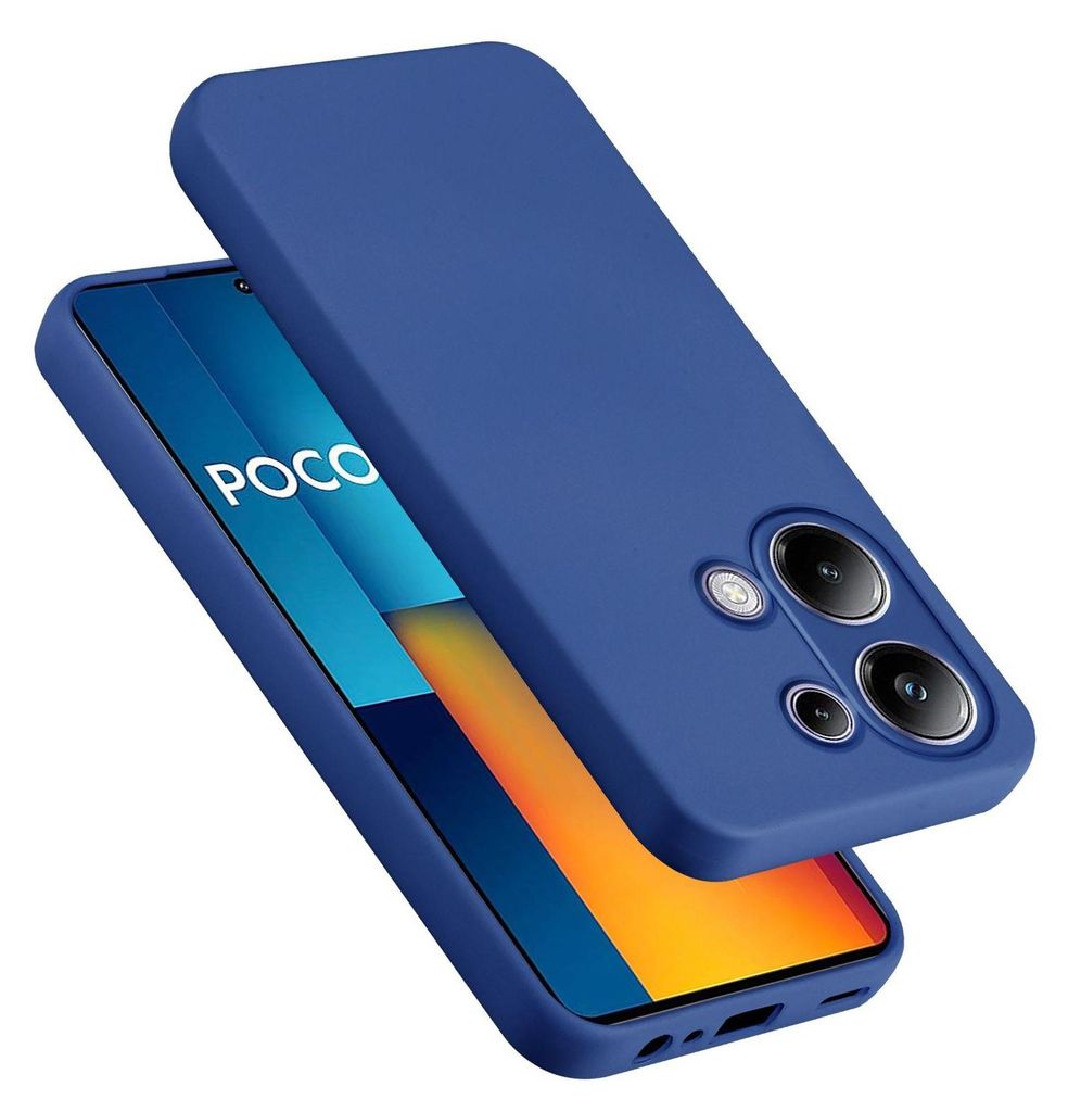 Cadorabo Hülle für Xiaomi Poco M6 Pro Hülle Silikon Handyhülle Case aus flüssigem Silikon, Kratzfeste und stoßfeste Schutzhülle für Xiaomi ...