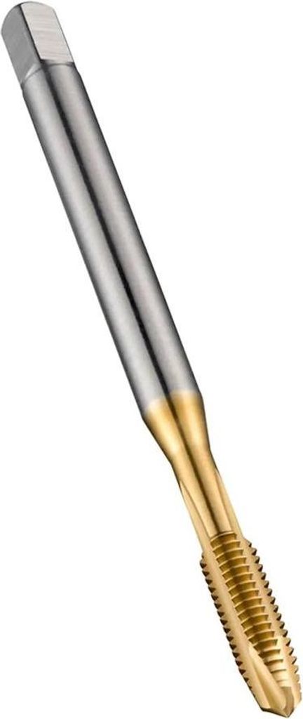 Maschinengewindebohrer DIN 376B EP00TIN M12x1.75mm HSS-E-PM TiN 2,5XD 6H