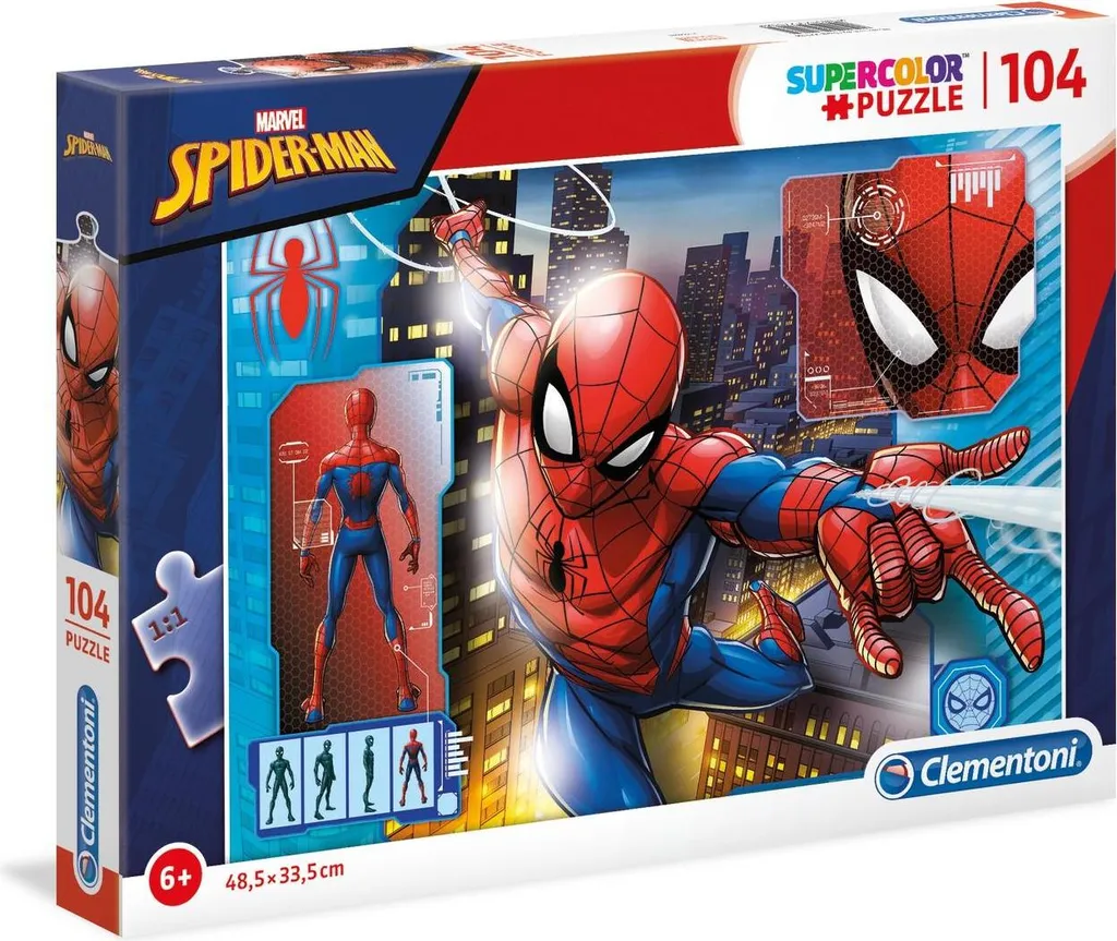 Puzzle Spider-Man 104 Pièces - Développez la Logique de votre Enfant