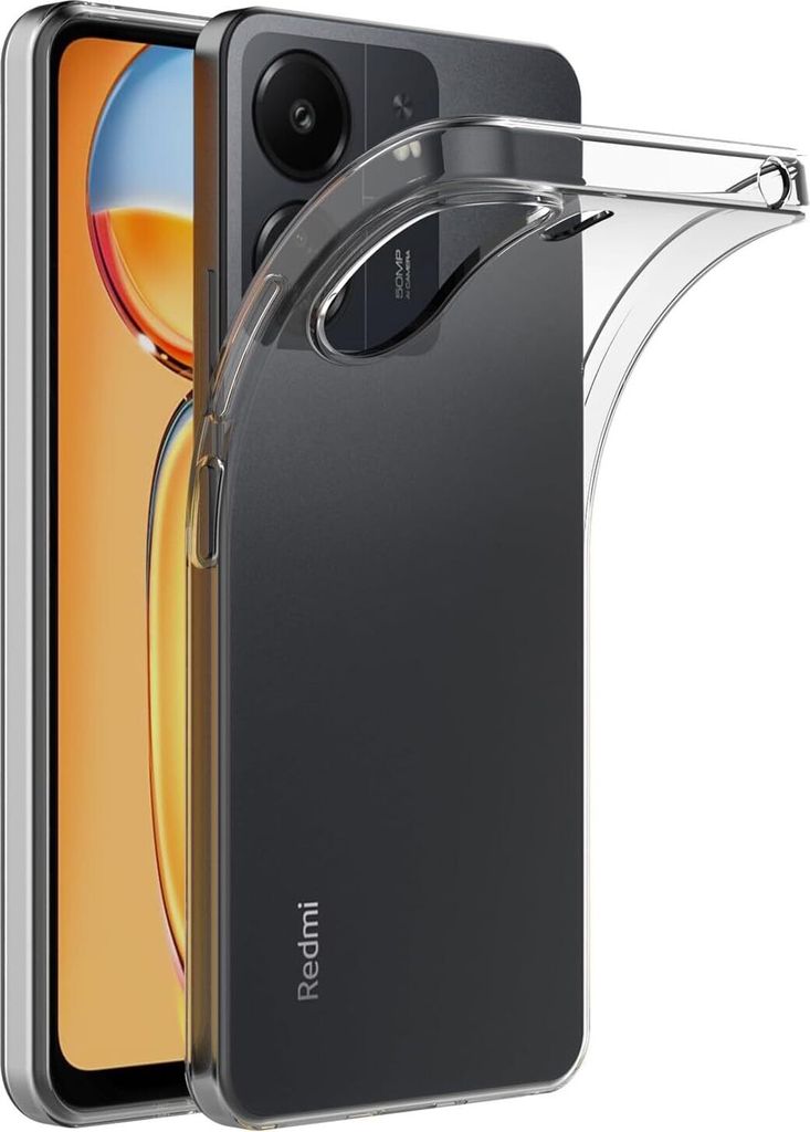 Hülle für Xiaomi Redmi 13C /Poco C65 Dünn Crystal Transparent Soft TPU Case Schutzhülle