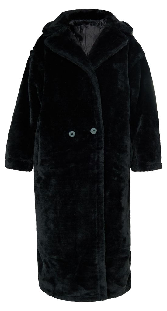 Ennia damen mantel - schwarz, XL