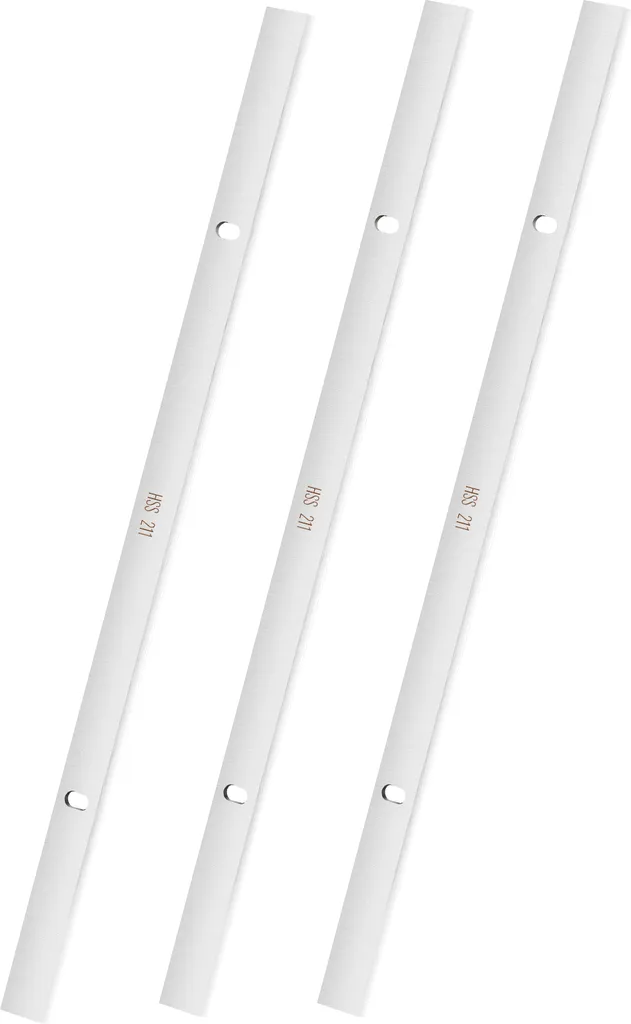 SucceBuy Jeu de 3 Lames de Raboteuse 13 Pouces en Acier HSS Épaisseur 2mm