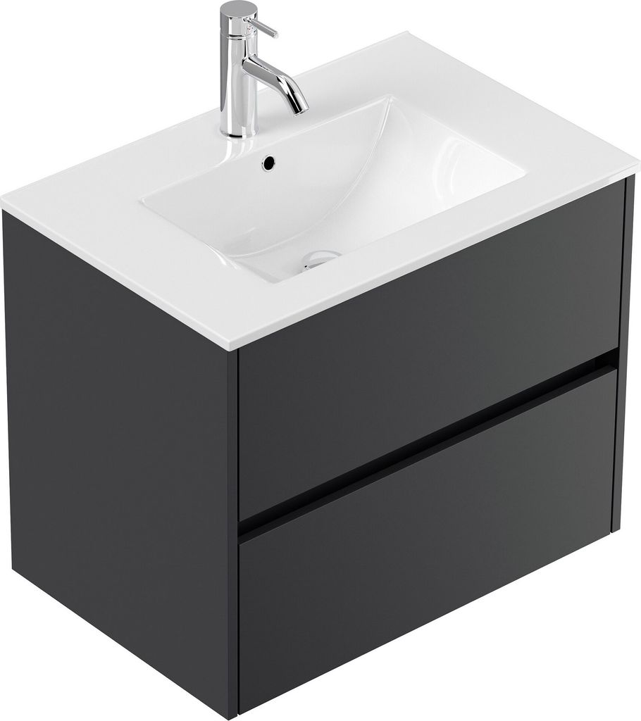 Badmöbel Waschplatz "Limes 70 cm" Grafit Produktbild 