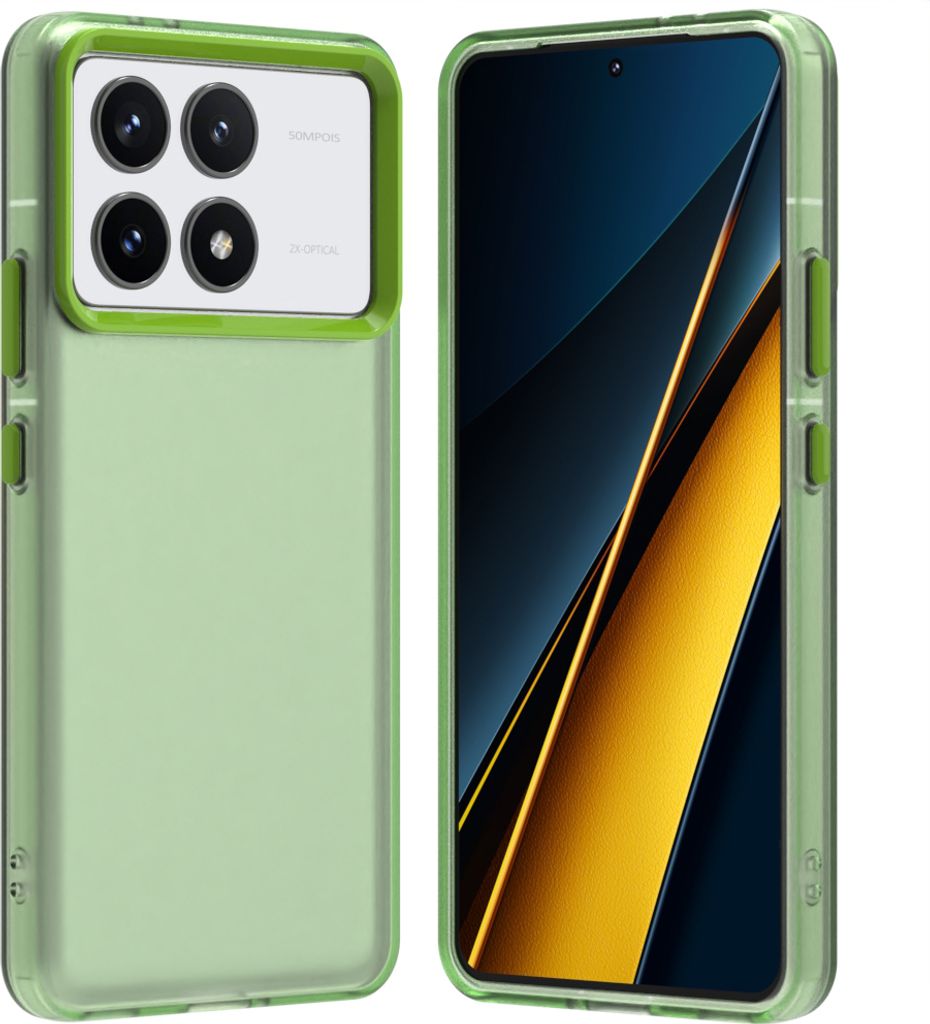 Handyhülle für Xiaomi Redmi K70 / K70 Pro Schlank Durchscheinend Matt Stoßfest Schutzhülle Grün