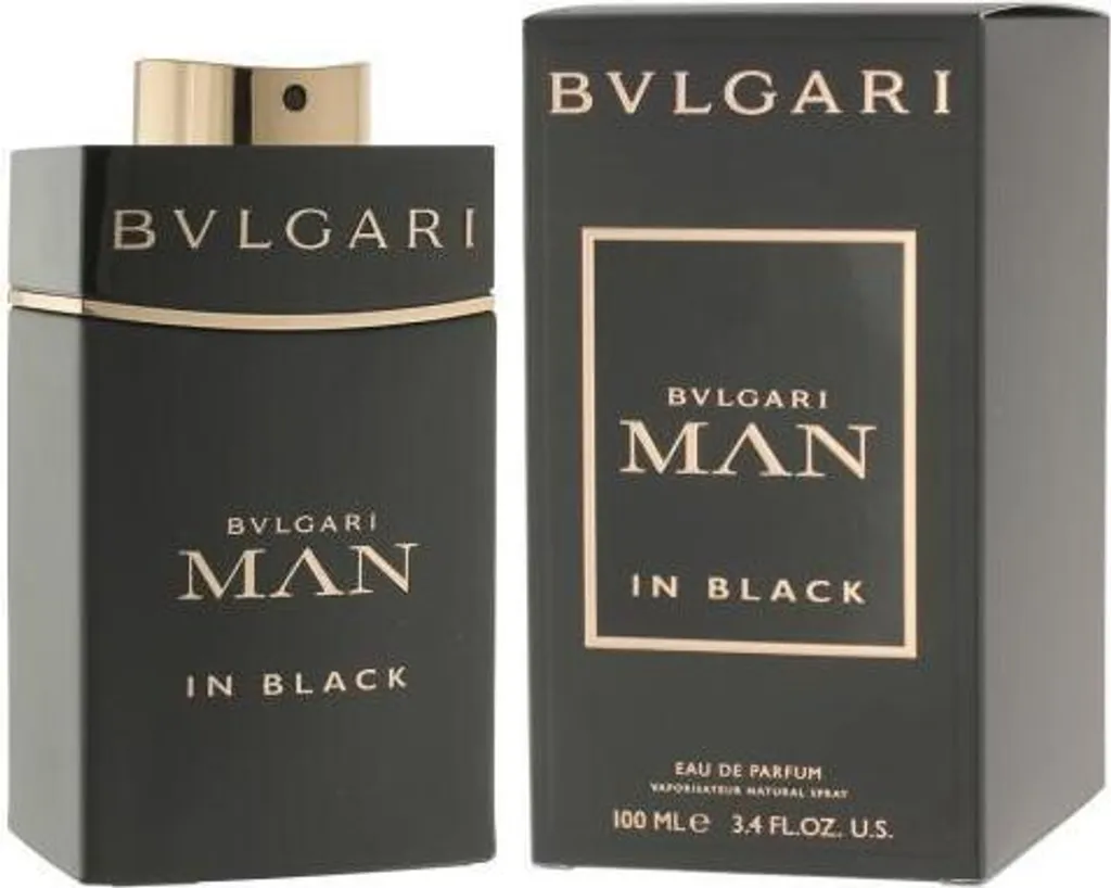 Bvlgari Man in Black Parfum 100 ml - Idéal pour Soirée et Hiver