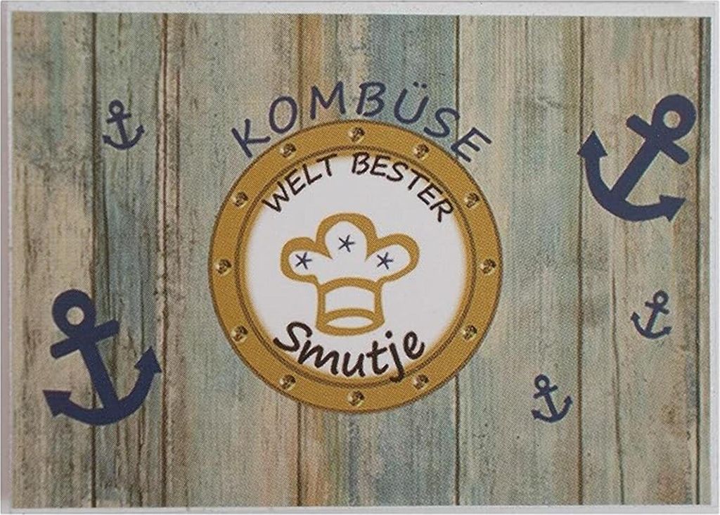 Maritimer Kühlschrankmagnet Kombüse Weltbester Smutje