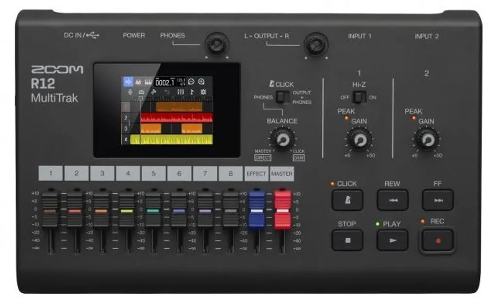 Studio multipiste Zoom R12 compact avec interface tactile et effets pro - 15