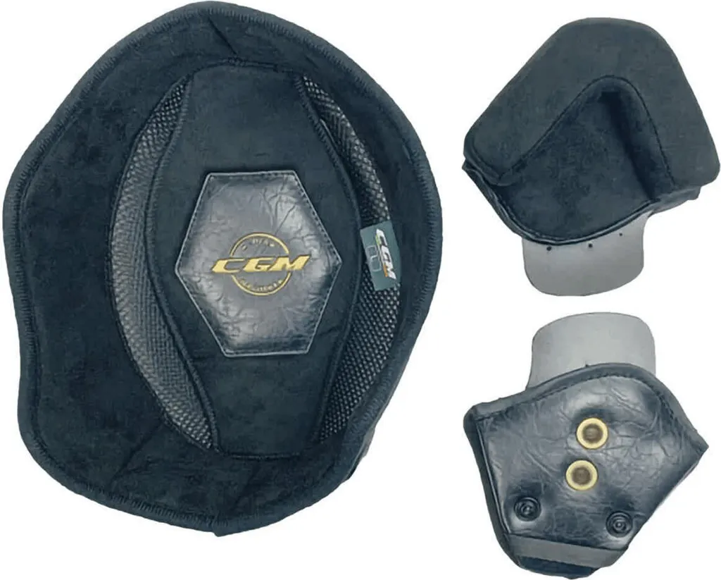 Doublure Intérieure CGM 801 EBI Casque Moto Noir Intégral Taille S