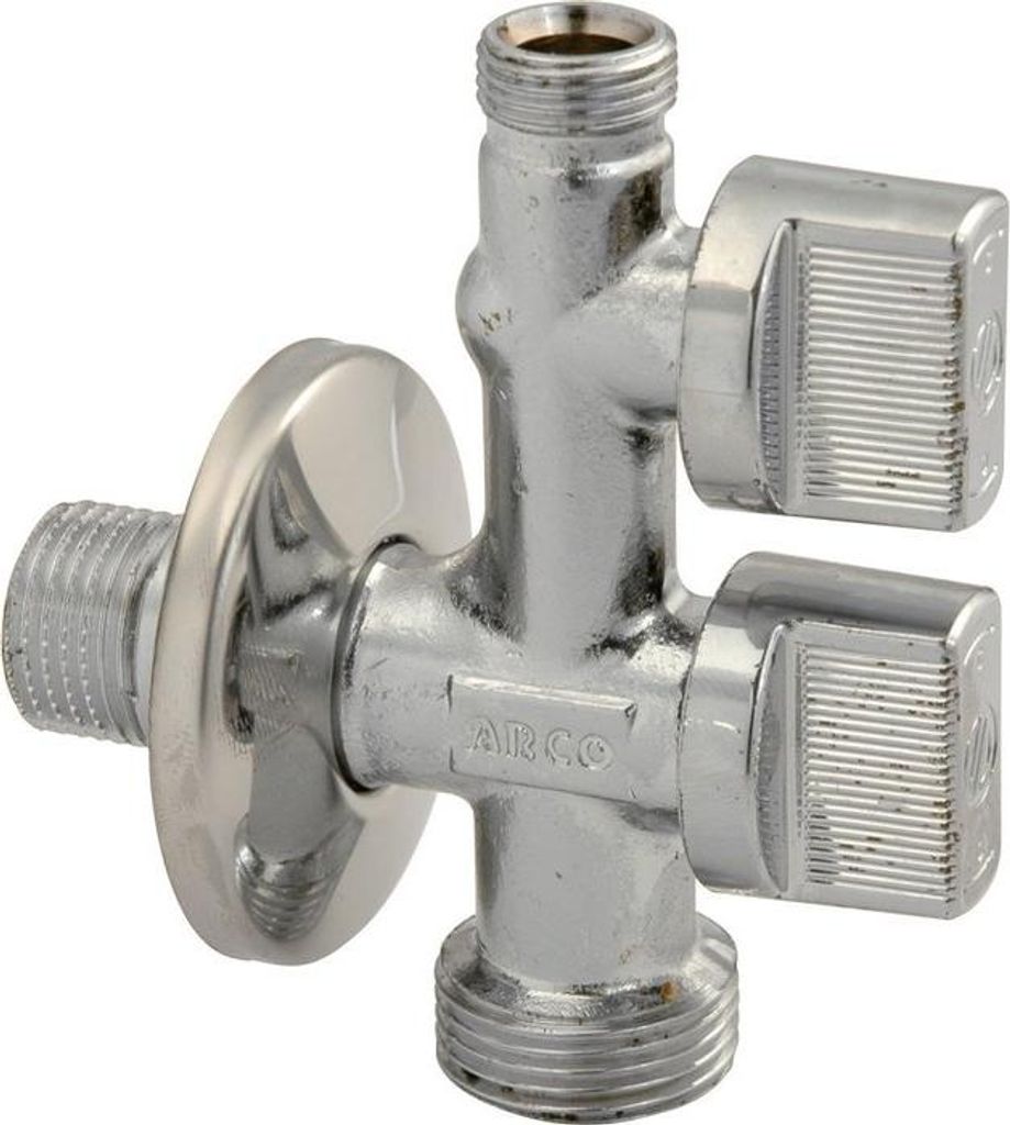 Robinet Double Mâle 1/4 Tour Double Sortie Mâle, Quart De Image du produit 
