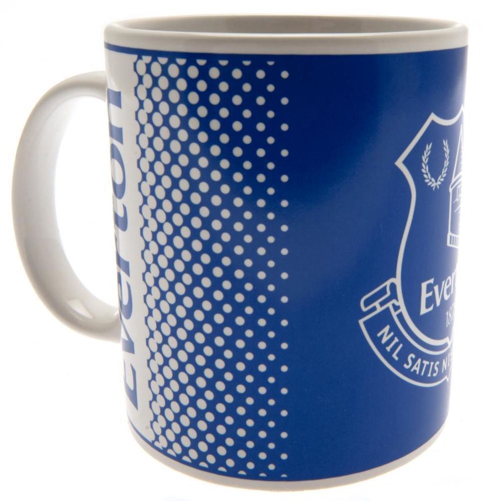 Everton FC - Kaffeebecher, mit Farbverlauf TA2605 (Einheitsgröße) (Blau)