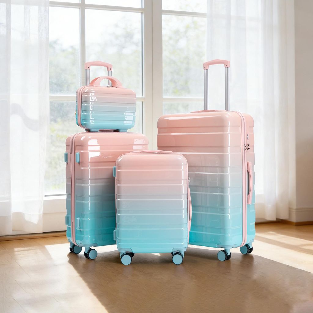 Set da viaggio okwish composto da 4 pezzi: valigie Immagine del prodotto 