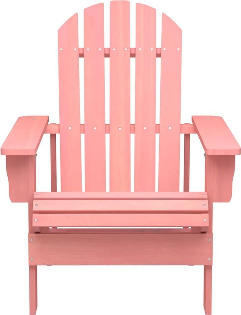 vidaXL Adirondack-Gartenstuhl Massivholz Tanne Rosa Produktbild 