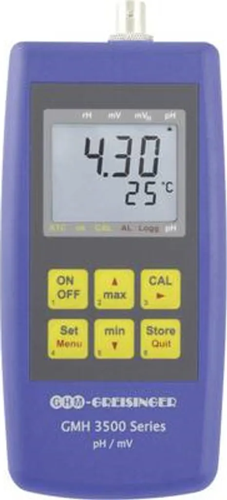 Testeur pH et ORP haute précision GMH 3551 Greisinger avec enregistreur