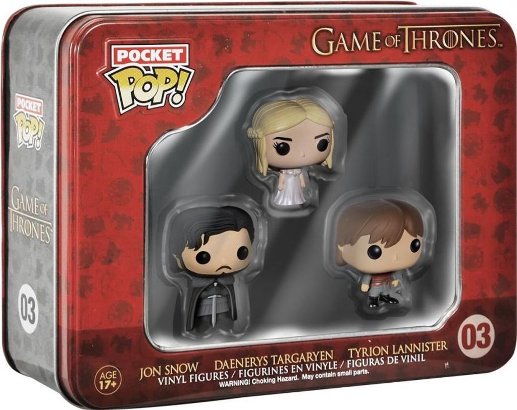 Funko Wackelkopf Pop Dosen Kultur Game Of Thrones Jon Snow Dosen Mini-Figur Neu!