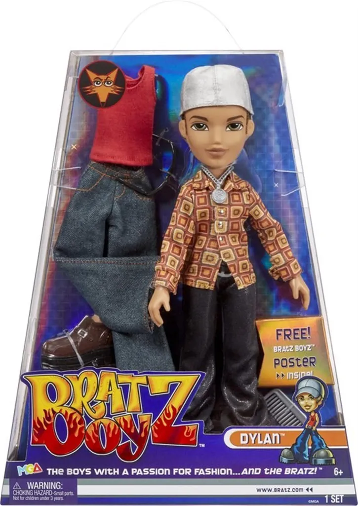 Bratz Series 2 Doll Dylan - Poupée de Mode Masculine Originale MGA