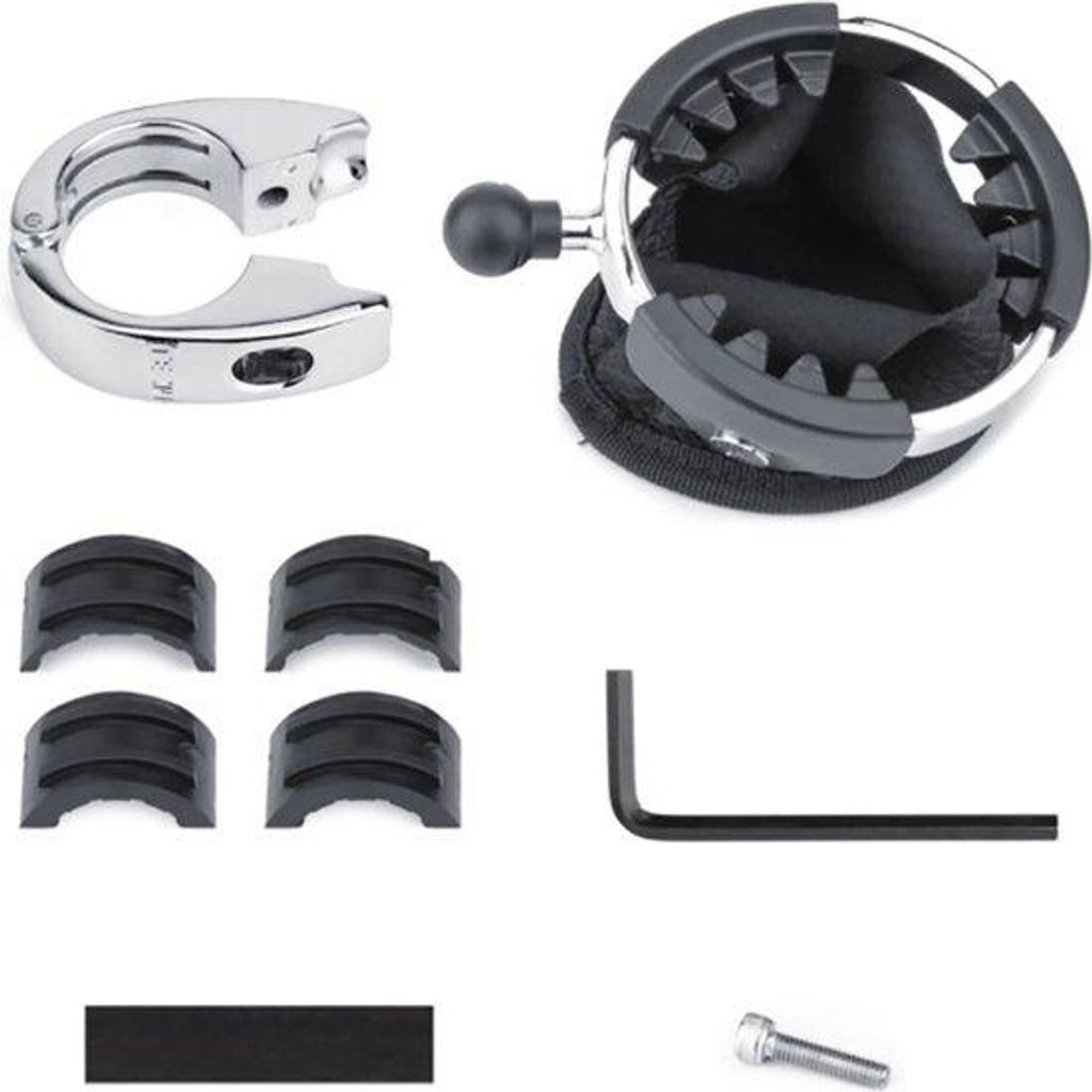 Lenker-Getränkefach - Rückschachtelhalter - Schnellmontage für den Lenker - für Motorräder und Fahrräder Lenker - Lenkerbecherhalter