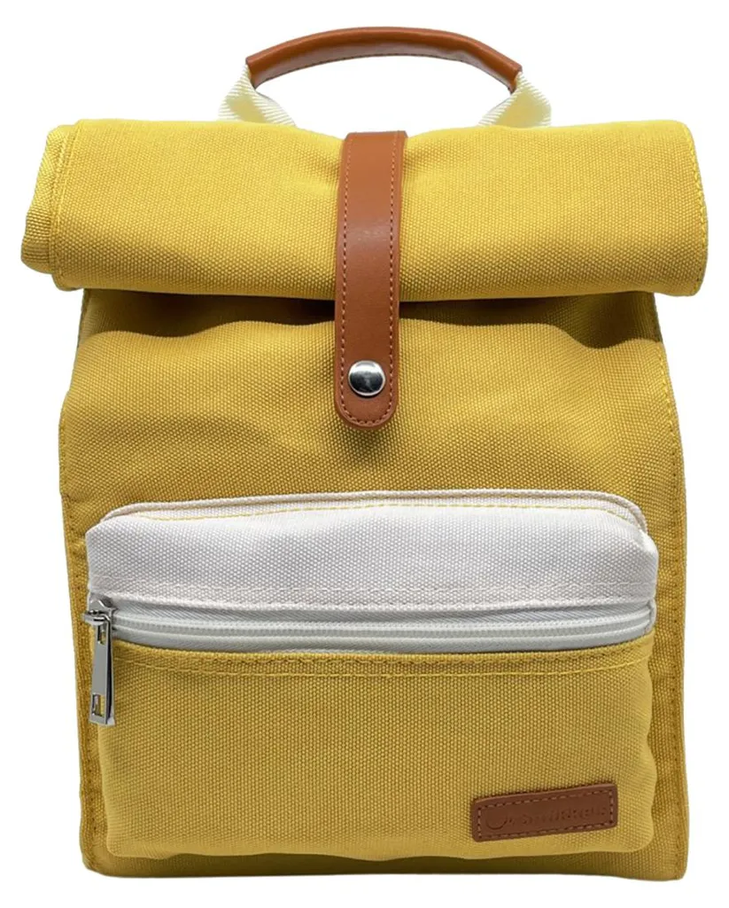 Petit Sac à Dos Scolaire Jaune Smikkels - Bagagerie Durable Enfant 2-6 Ans