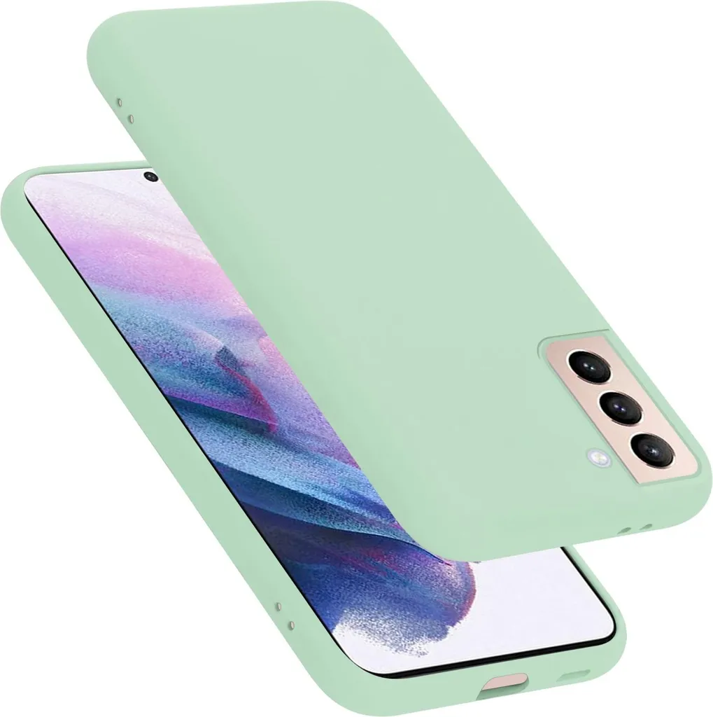 Cadorabo custodia protettiva per Samsung Galaxy S21 PLUS custodia in verde telefono cellulare Custodia Cover TPU Etui