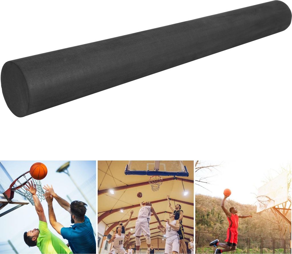 Flexibles Basketball-Trainingsgerät mit Interferenzstange zur Ballkontrolle, 55 x 5 cm