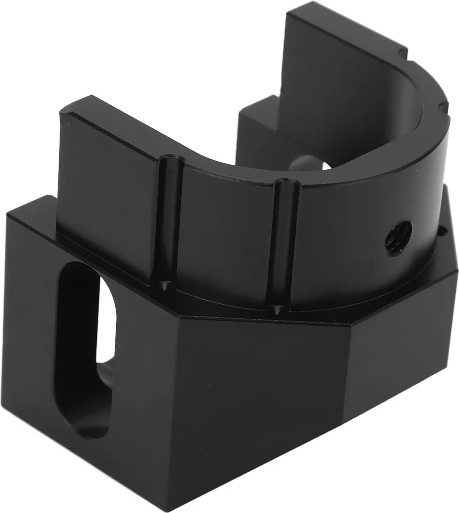 Bouchon d'extrémité d'auvent RV en aluminium noir robuste pour caravane