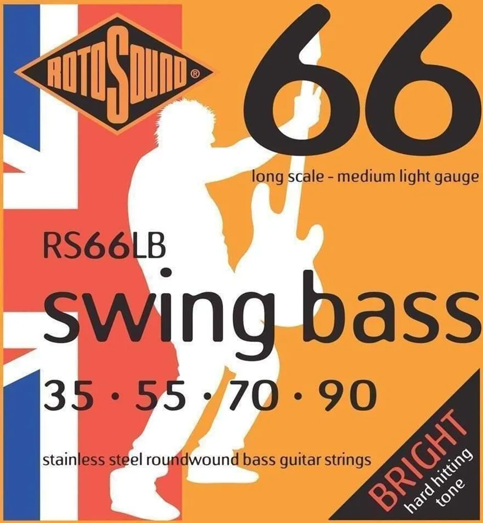 Cordes Rotosound RS 66 LB Swing Bass 66 pour guitare basse électrique