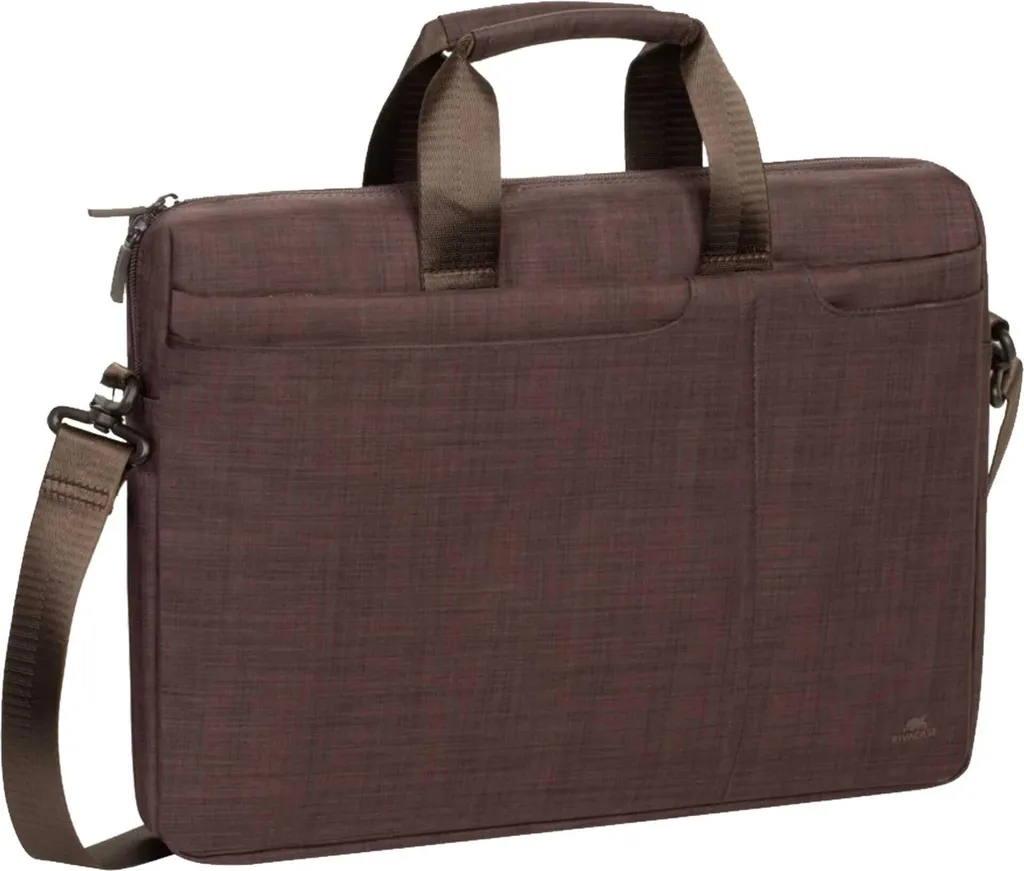 Mallette de transport Riva 15.6 pouces marron sacoche professionnelle