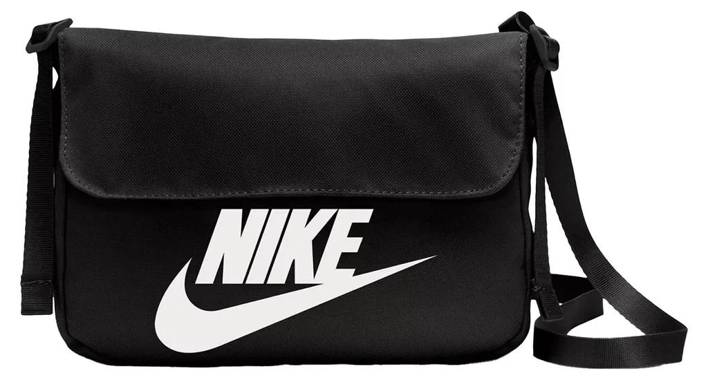 Sac Nike Futura 365 Bandoulière pour Sorties et Voyages Noir de 3L