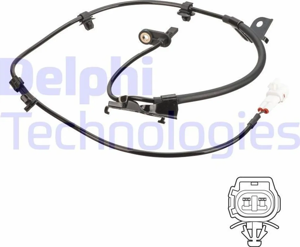 Capteur de Vitesse de Roue Delphi SS20821 pour Yaris OE 895430D050