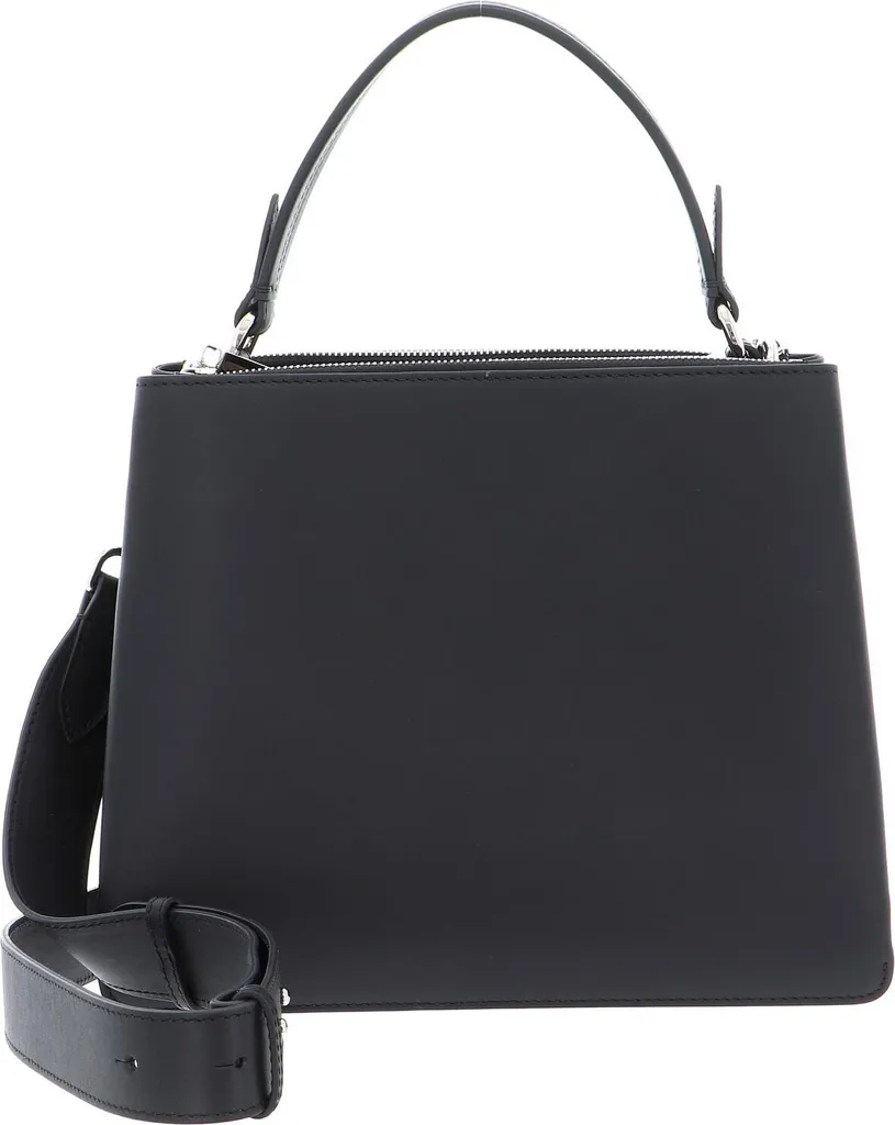 Sac bandoulière cuir noir Karolina : organisez enfin vos affaires avec style