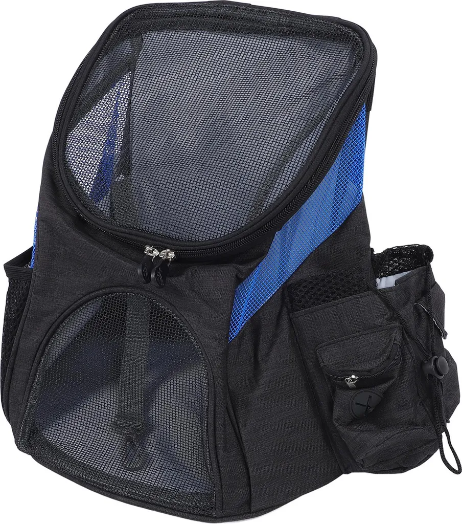 Sac à dos chat chien Filet respirant et Spacieux pliable 30x25x40cm Noir