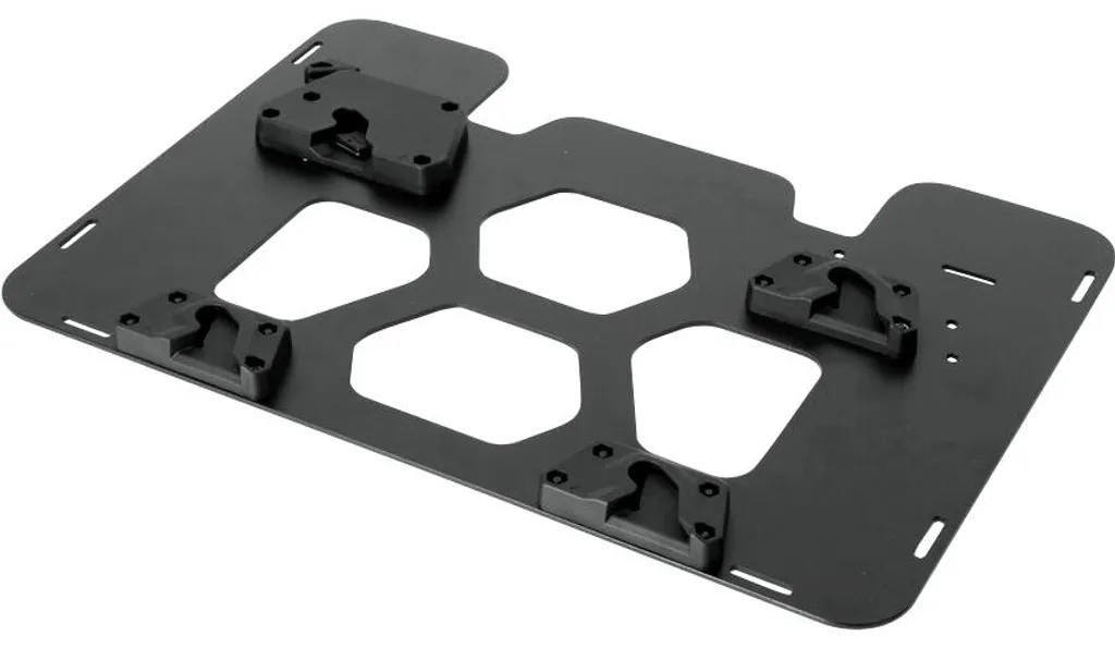 Sécurisez votre sacoche SysBag WP L gauche avec la plaque SW-Motech noire