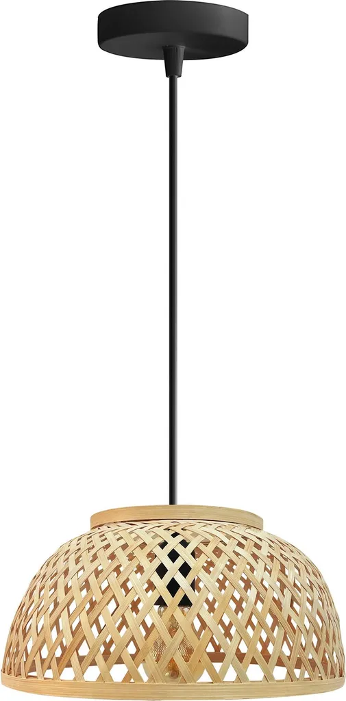 Lampadario Toolight App1628-1Cp Brown Vetro | Sospensione Robusta E27 - 4