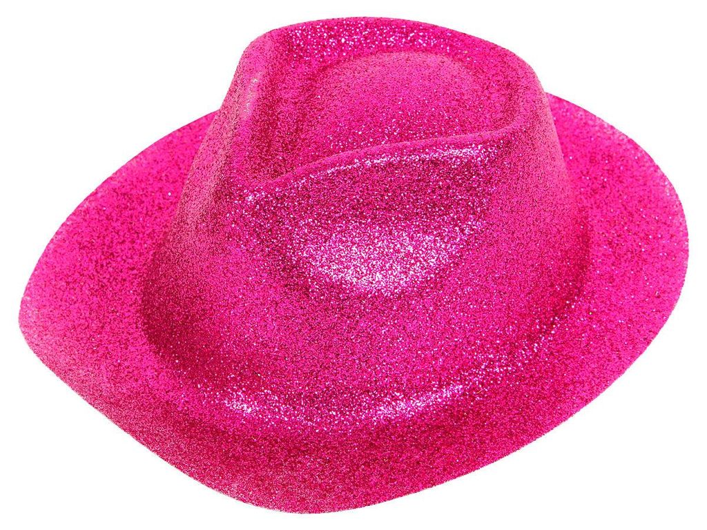 Glitzerhut Trilby Partyhut - für Damen Herren - Kostüm Produktbild 
