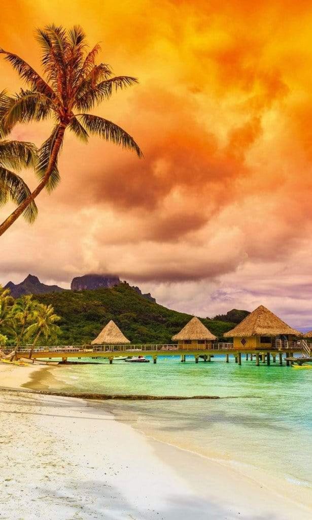 Fototapete - Polynesia 150x250cm - Vliestapete