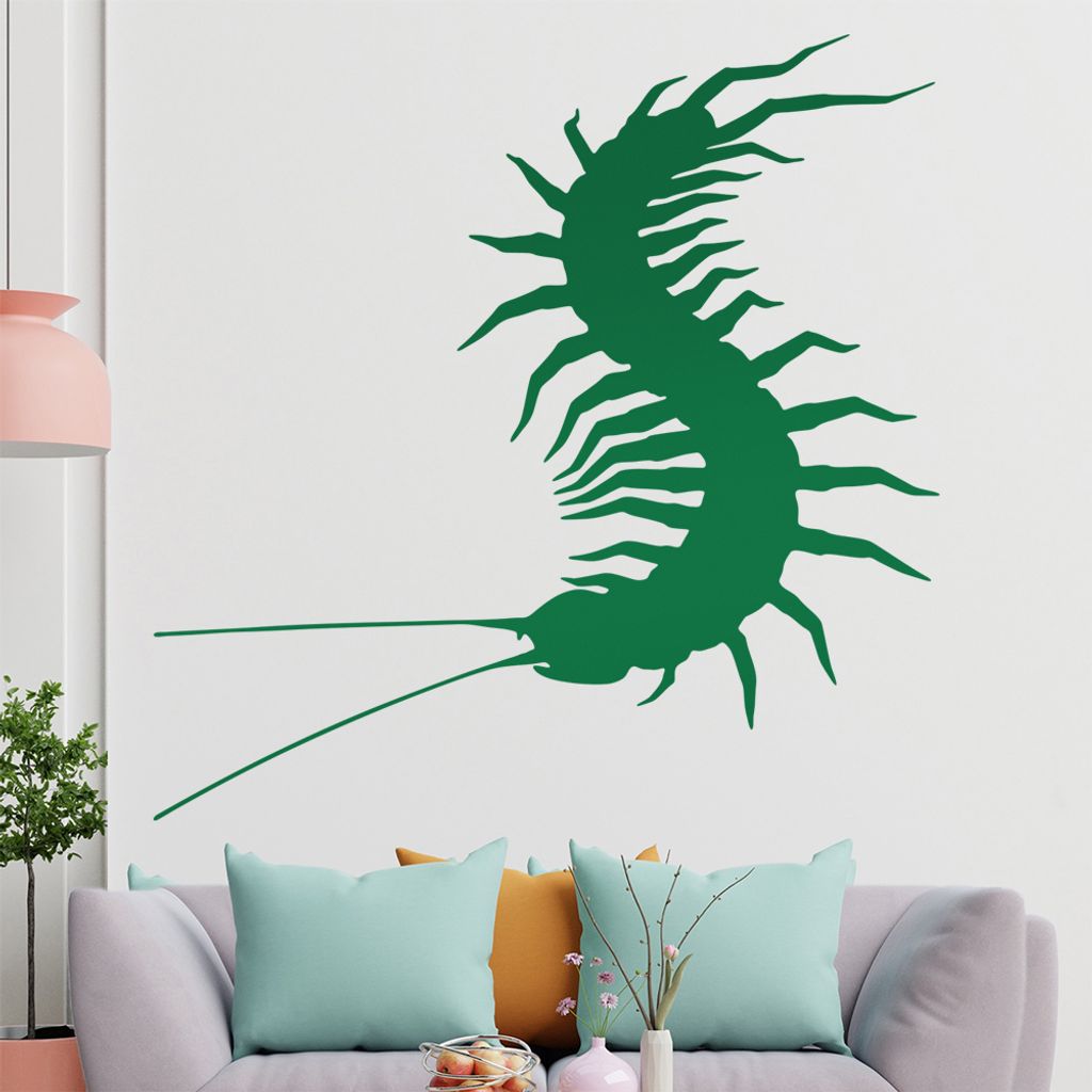 KIWISTAR Käfer - Insekt Krabbeltier Wirbel Wandtattoo in 6 Größen - Wandaufkleber Wall Sticker - Dekoration, Küche, Wohnzimmer, Schlafzimmer, B...