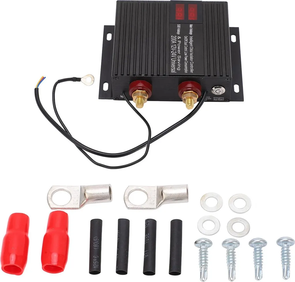 Répartiteur de charge 200A et double coupe-batterie pour bateau et 4x4