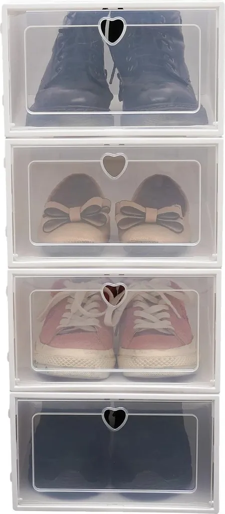 Rangement de chaussures pour entrée et dressing avec design empilable