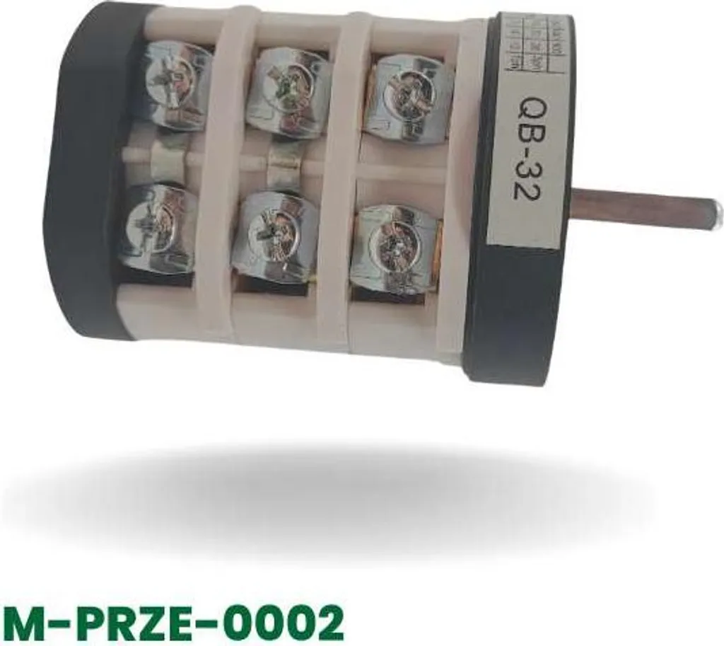 Commutateur rotatif 220V 380V 32A à 1 vitesse blanc pour moteur triphasé