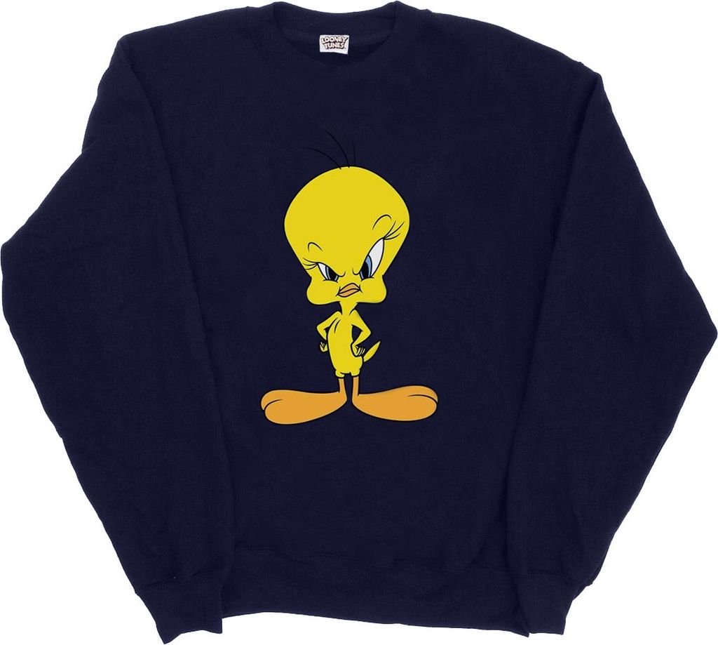 Looney Tunes - "Angry" Sweatshirt für Damen BI1932 (S) (Marineblau)