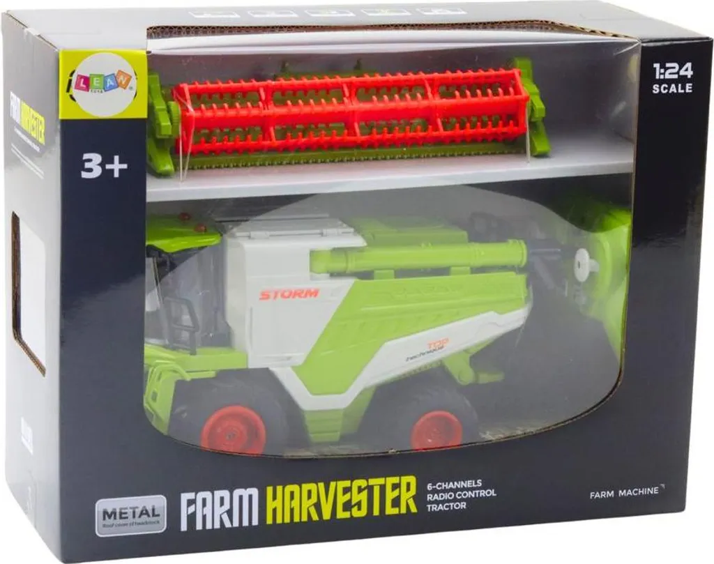 Véhicule agricole moissonneuse télécommandée pour jouer dans le jardin