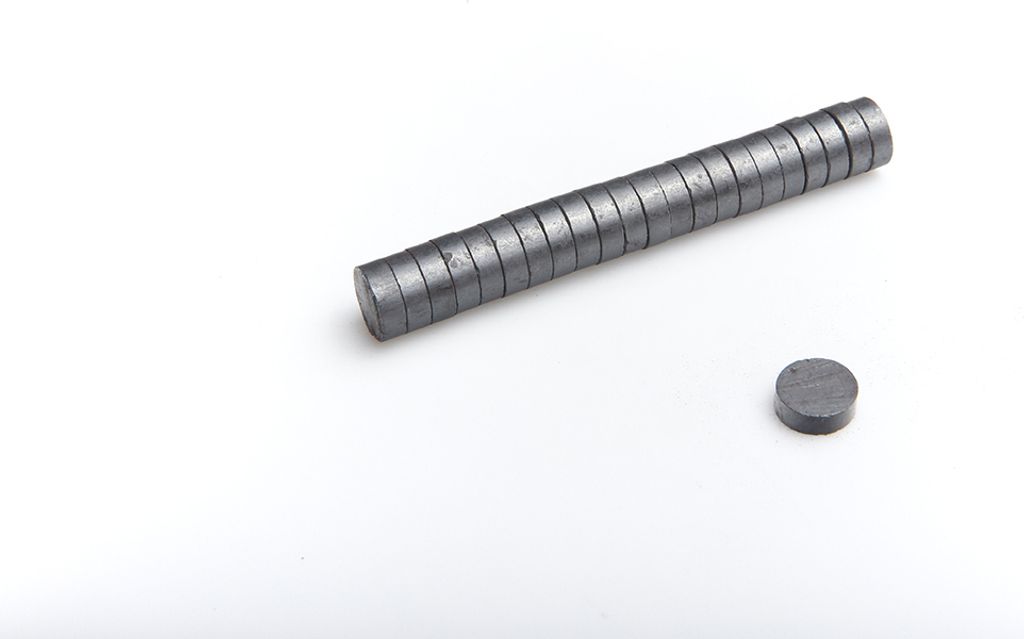 Ferrit Magnet Zylinder 12 x 4 mm 10 Stück F30, Extrem stark, Magnettafeln, Kühlschränke, Whiteboards, DIY