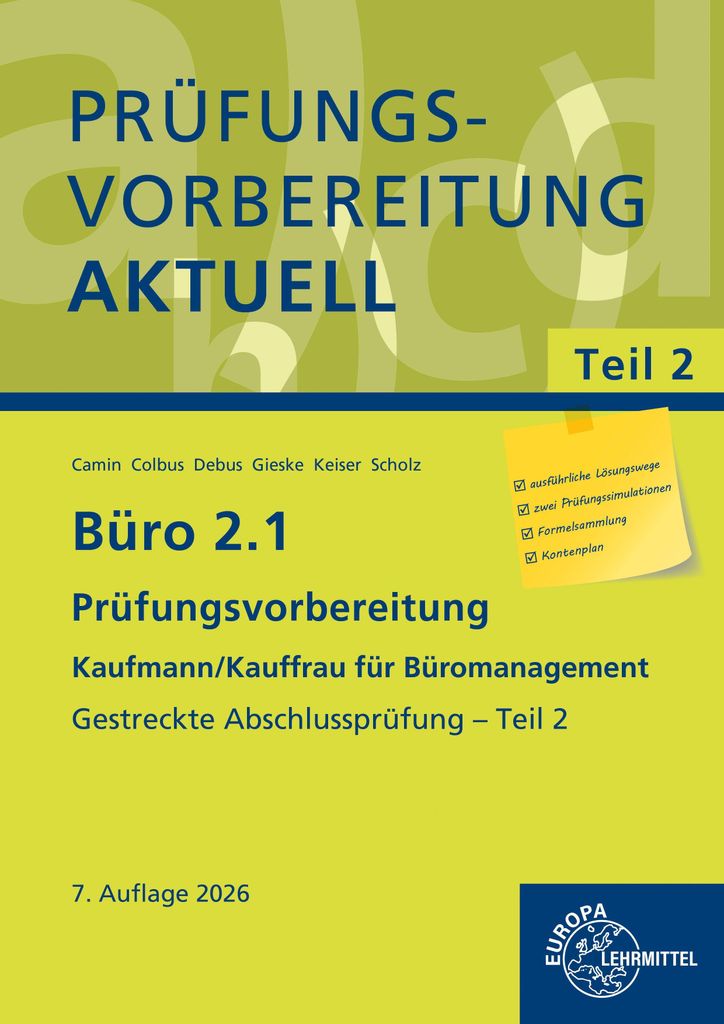 Prüfungsvorbereitung aktuell - Kaufmann/Kauffrau für Produktbild 