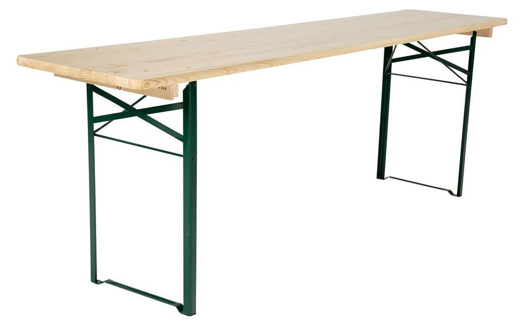Biertafel BAVORD STANDARD 200x50 cm – massief grenen 29 mm, Productafbeelding 