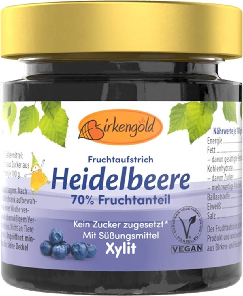 Fruchtaufstrich - Heidelbeere 200g Produktbild 