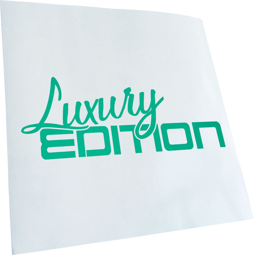 Kiwistar - Autoaufkleber - Luxury Edition - Blau - 20x8cm - Aufkleber für Auto, Laptop, Fahrrad, LKW, Motorrad mehrfarbig JDM Decal Racing