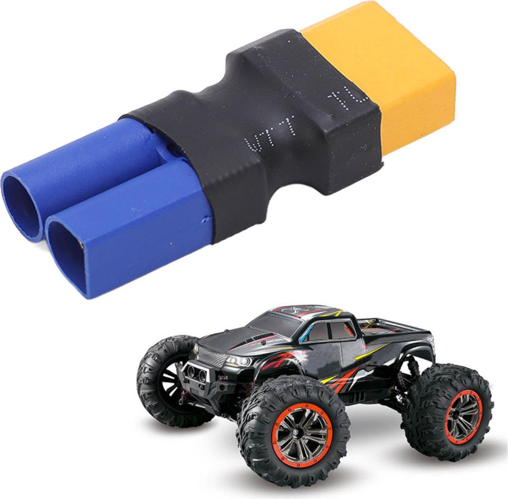 XT90 Buchse auf EC5 Stecker Adapter Hoher Sicherheitsfaktor Kleiner tragbarer XT90 Buchse auf EC5 Stecker Konverter für RC Auto Modell