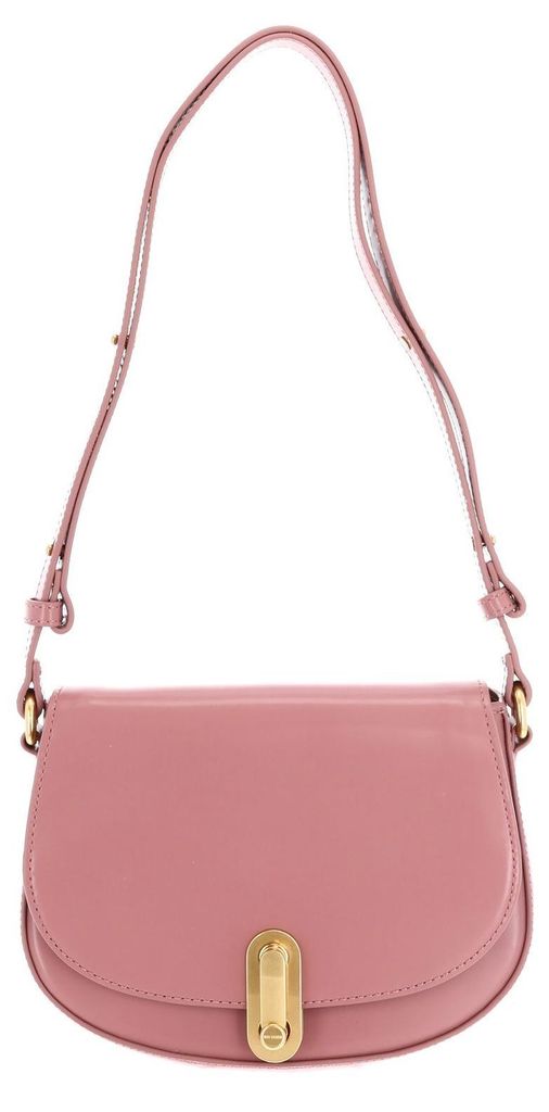 Ted Baker Leder Schultertasche Kkhayli Twist Lock Detail Shoulder Bag Dusky - Pink altrosa