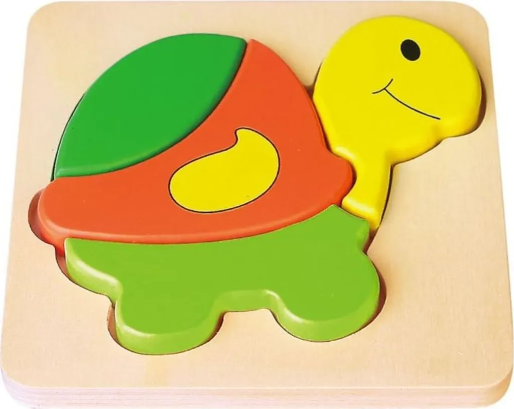 Puzzle 3D Tartaruga in Legno - Elemento d'Arredo e Design per Ufficio