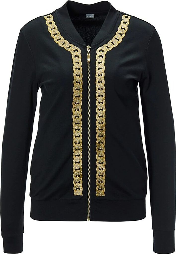 MADELEINE Privacy Jacke im Blouson-Stil Schwarz Gr.40