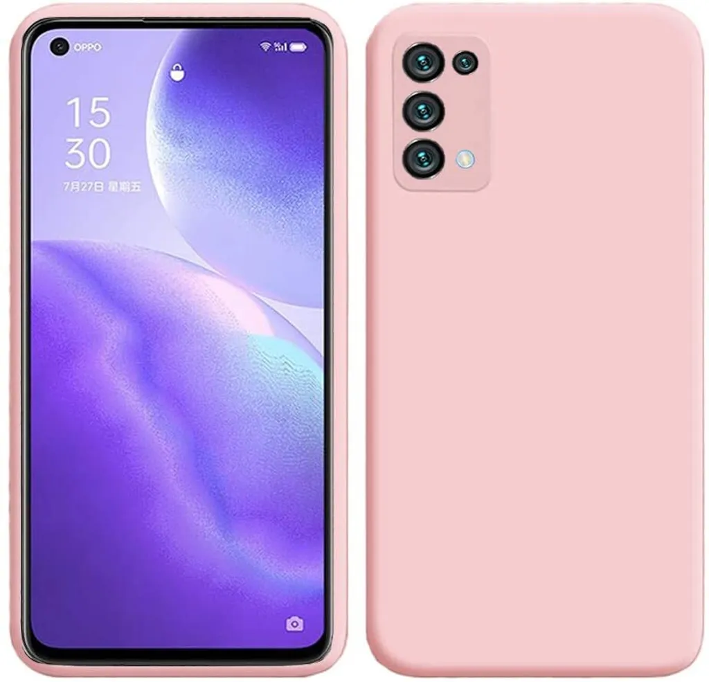 HAOYE Custodia Magnetica per OPPO Reno 4Z 5G (Reno4 Z) Compatibile con MagSafe, Cover in Silicone Liquido con Rivestimento in Microfibra, Bumper Protettivo - Nero